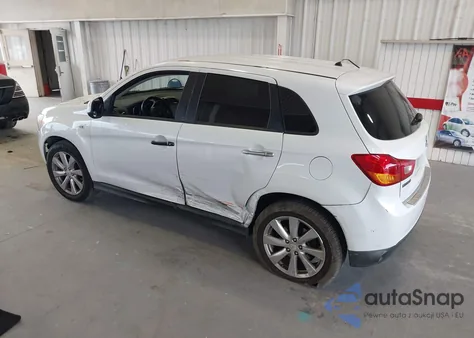 2014 Mitsubishi Outlander Sport Es from USA, damaged, VIN 4A4AP3AU9EE010712